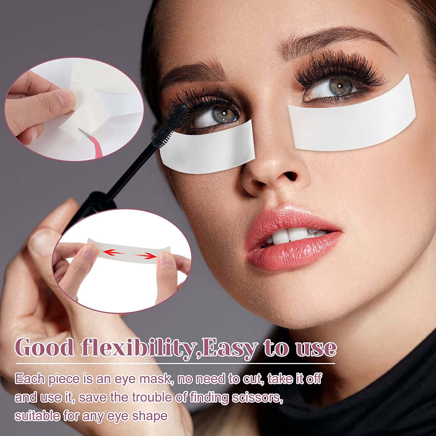 110PCS/roll Foam Eye Pads Eye  - مراجعة Grafting Tape وسعره