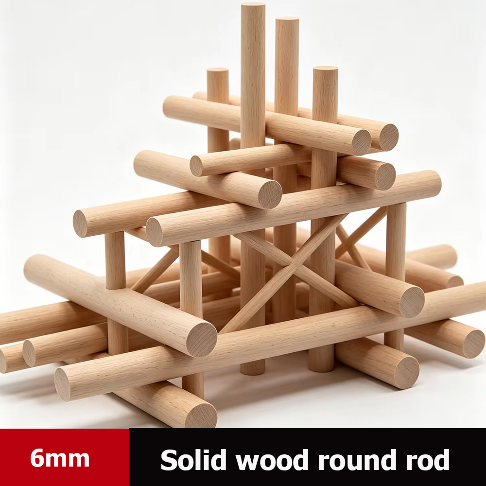 6mm Solid Round Wood  50-400mm - مراجعة Gardening Tools Used وسعره