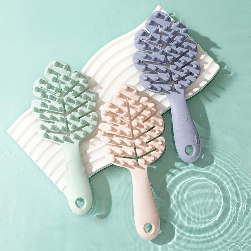 Leaf Shape Silicone Shampoo Br - مراجعة Gardening Tools Long Handle وسعره