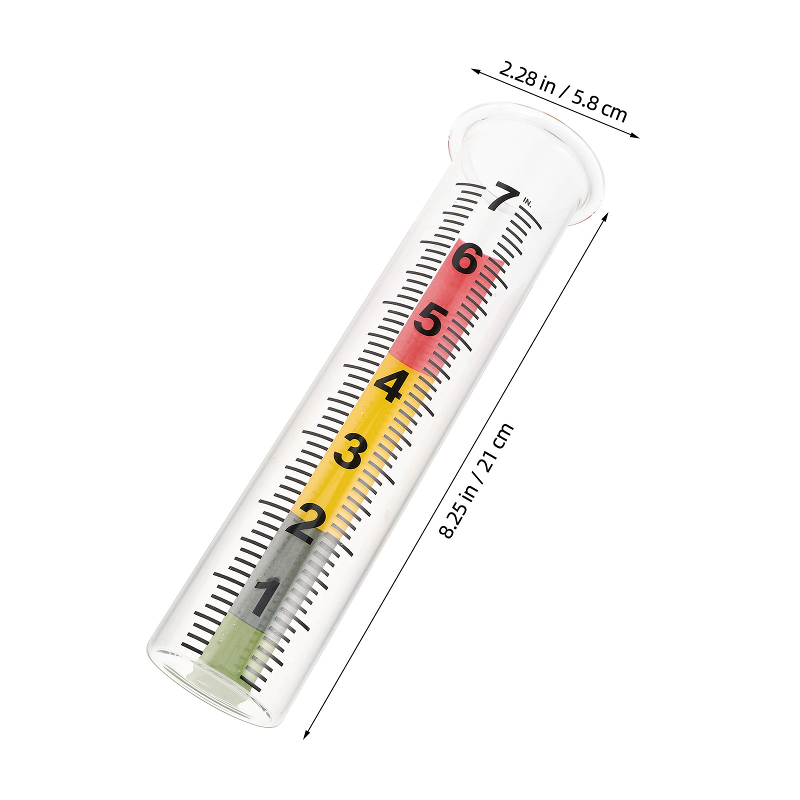 2Pcs Rain Gauge Glass Tube Acc - مراجعة Gardening Yard Tools وسعره