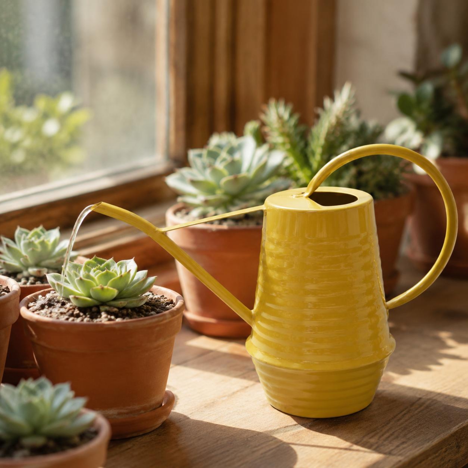 Long Spout Watering Can Rust-R - مراجعة Gardening Tools Long Handle وسعره