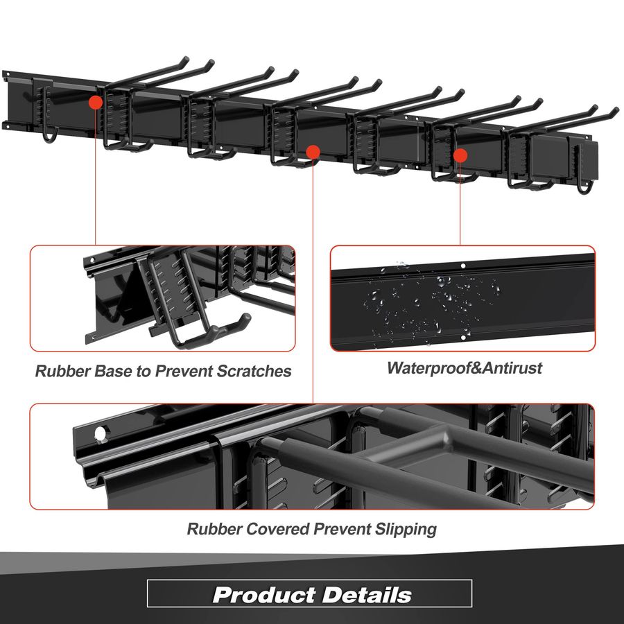 Heavy Duty Garage Storage Rack - مراجعة Gardening Yard Tools وسعره