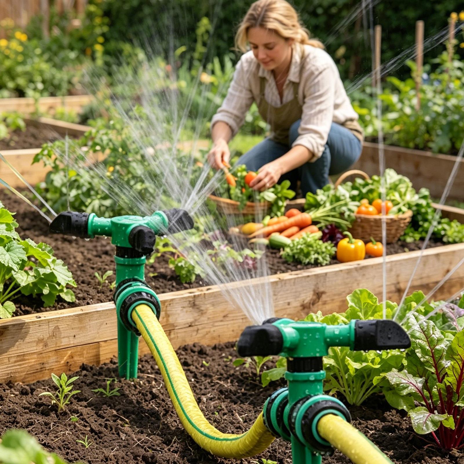 Automatic Rotating Water Sprin - مراجعة Gardening Tools On Sale وسعره
