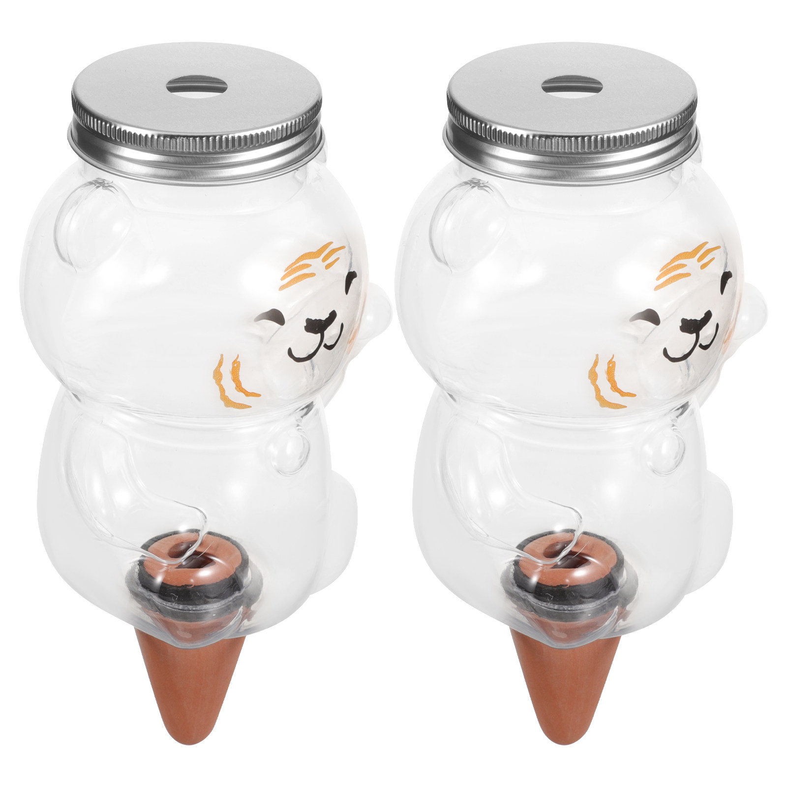 2Pcs Creative Shape Automatic  - مراجعة Automatic Plant Waterer وسعره