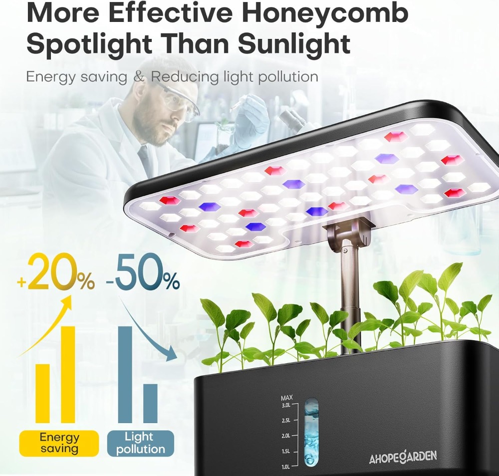 10-Pod Hydroponic Growing Syst - مراجعة Hydroponic System وسعره