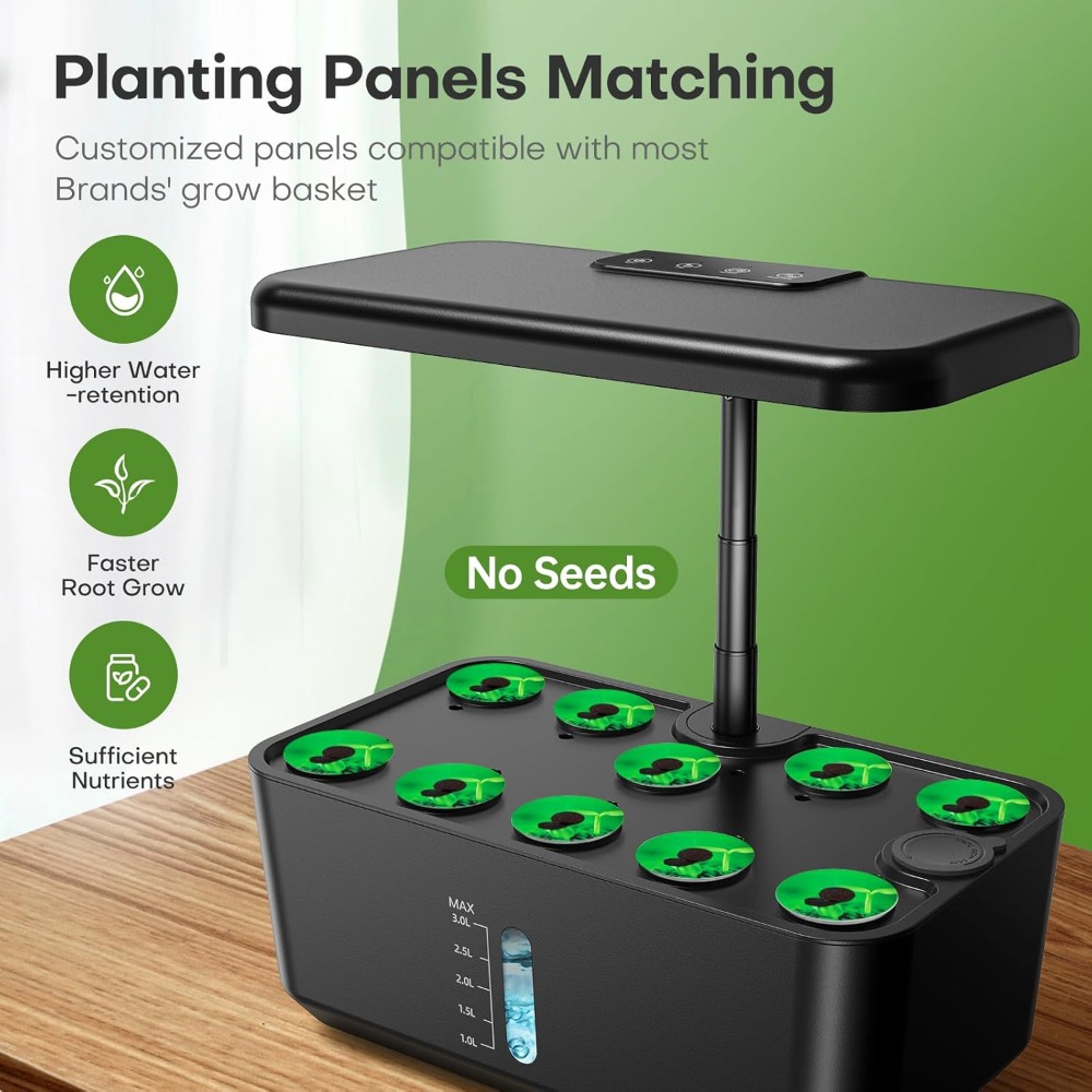 10-Pod Hydroponic Growing Syst - مراجعة Hydroponic System وسعره