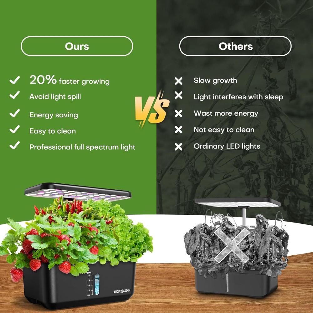 10-Pod Hydroponic Growing Syst - مراجعة Hydroponic System وسعره