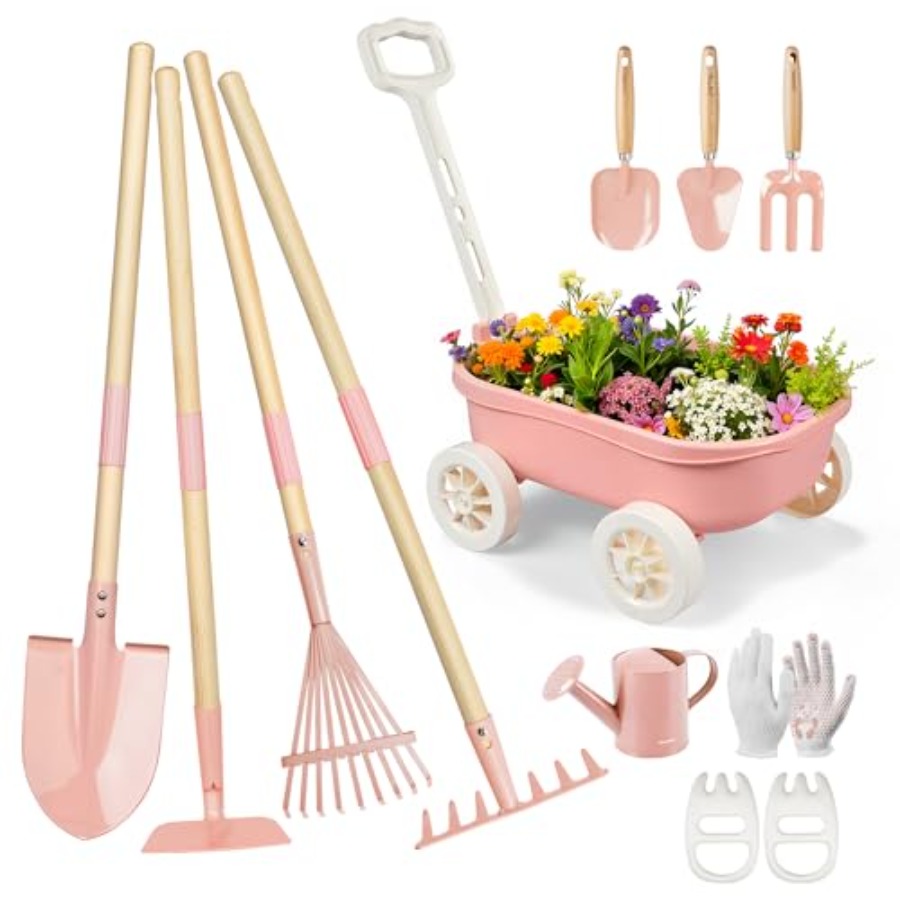 Gardening Set with Wheelbarrow - مراجعة Gardening Tools In Japan وسعره