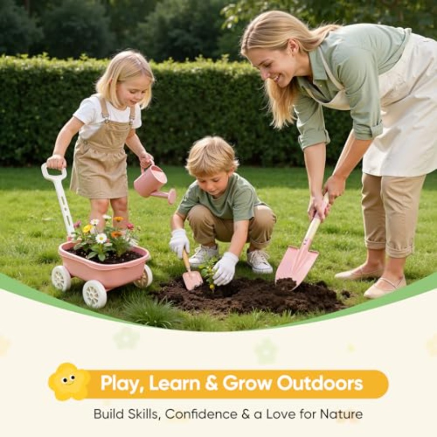 Gardening Set with Wheelbarrow - مراجعة Gardening Tools In Japan وسعره