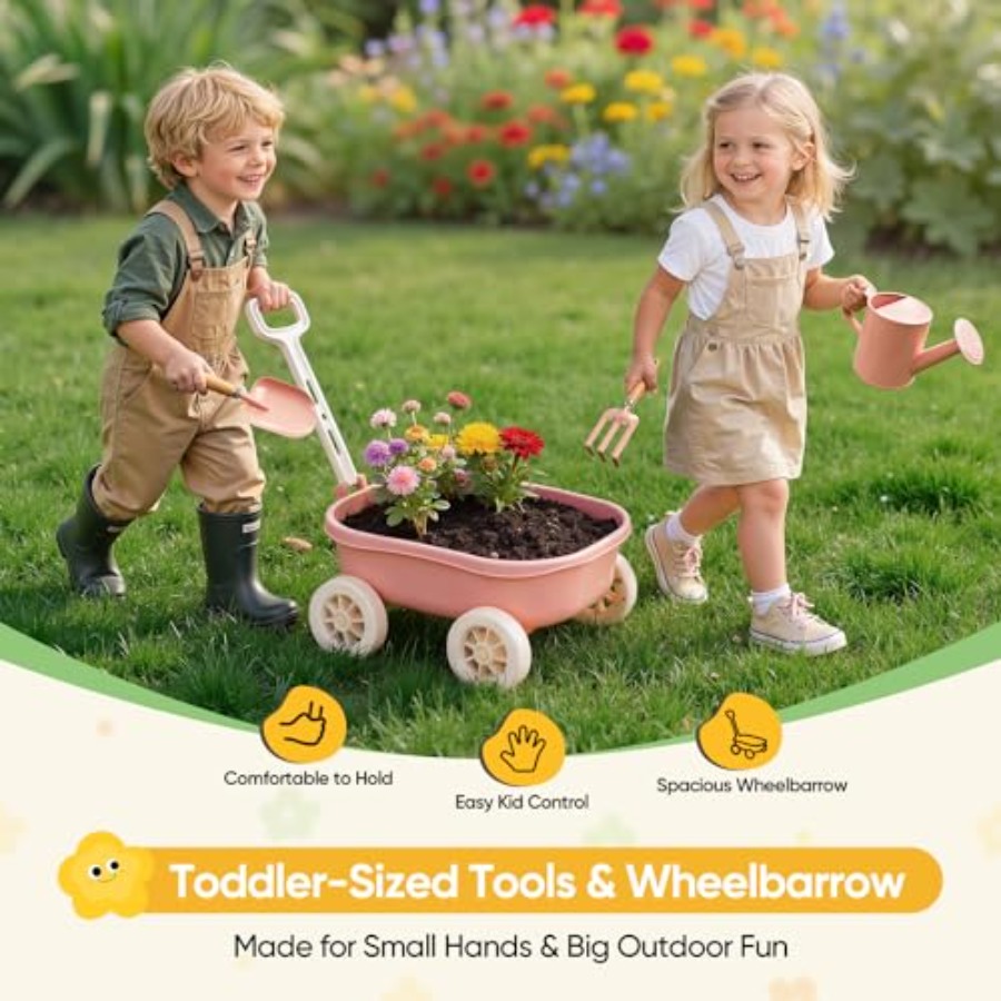 Gardening Set with Wheelbarrow - مراجعة Gardening Tools In Japan وسعره
