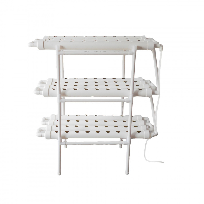 3 Tier PVC Pipe Hydroponics Gr - مراجعة Hydroponic System وسعره