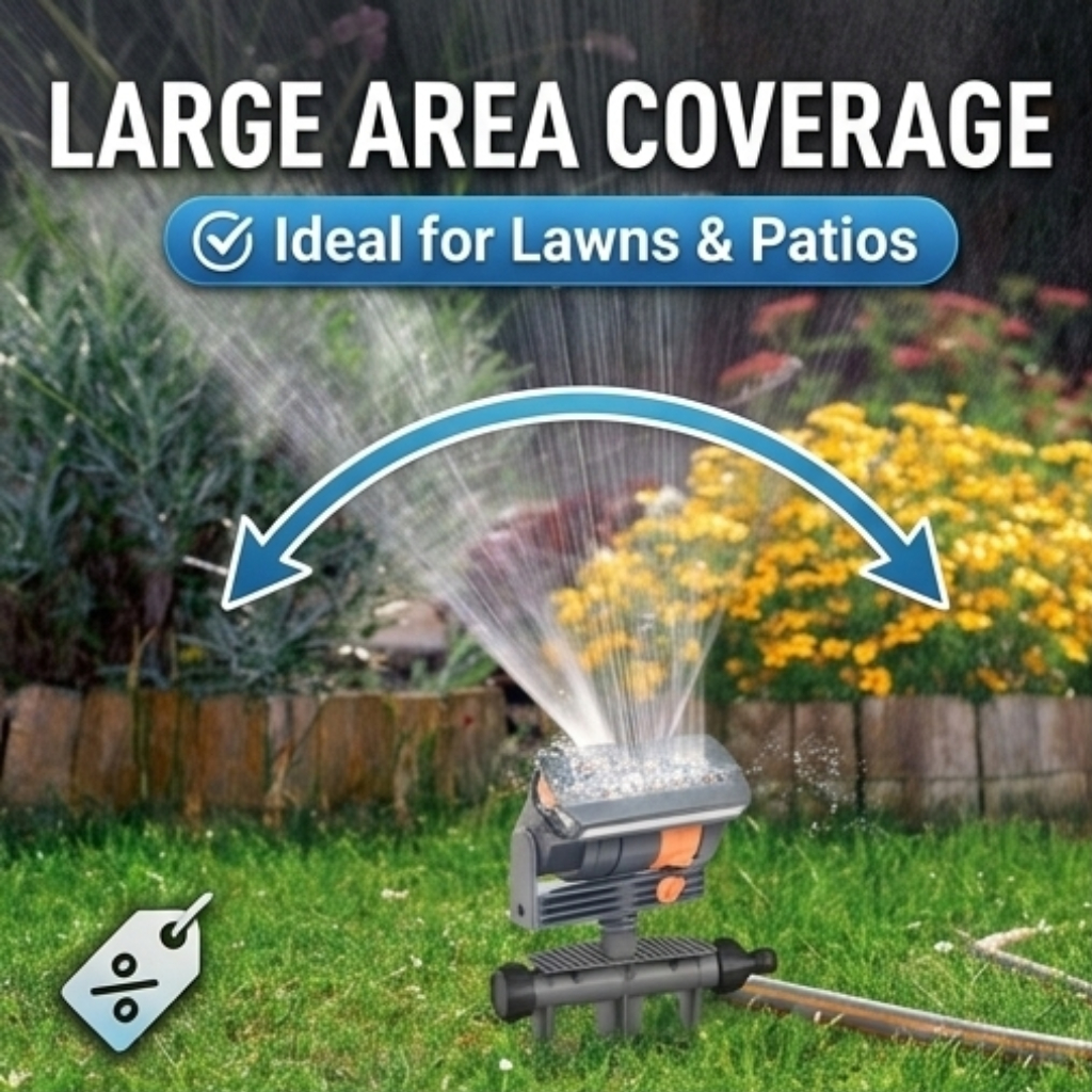 Automatic Oscillating Sprinkle - مراجعة Gardening Tools On Sale وسعره