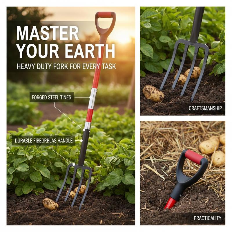 Spading Fork 45 in For Compost - مراجعة Spade Digging Fork وسعره