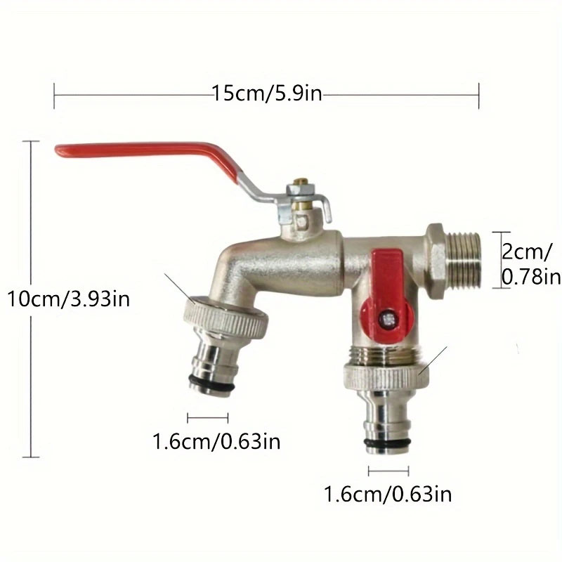 Garden Tools Brass Water Fauce - مراجعة Gardening Tools Used وسعره