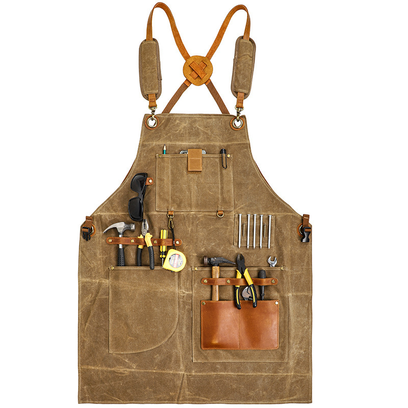 Heavy Industry Waxed Canvas Ap - مراجعة Gardening Tools Logo وسعره