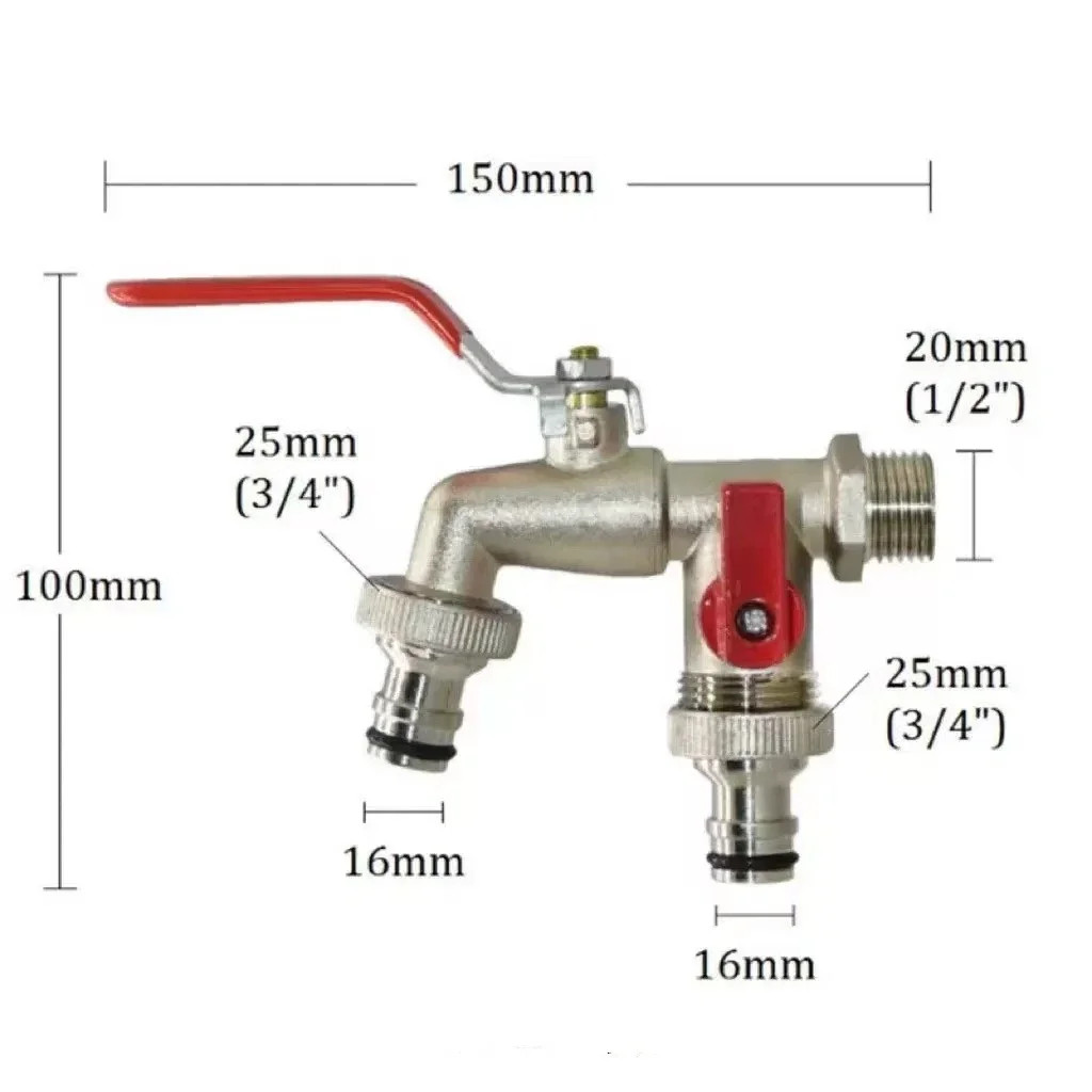 Garden Tools Brass Water Fauce - مراجعة Gardening Tools Used وسعره