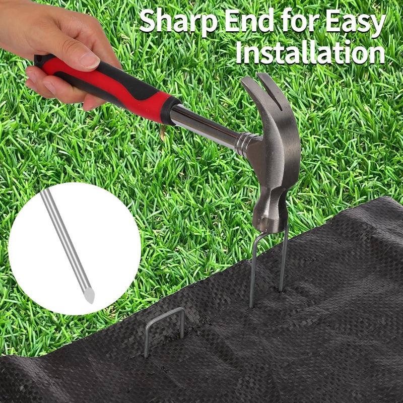 10 Pcs U-shaped Garden Nails A - مراجعة Gardening Tools Used وسعره