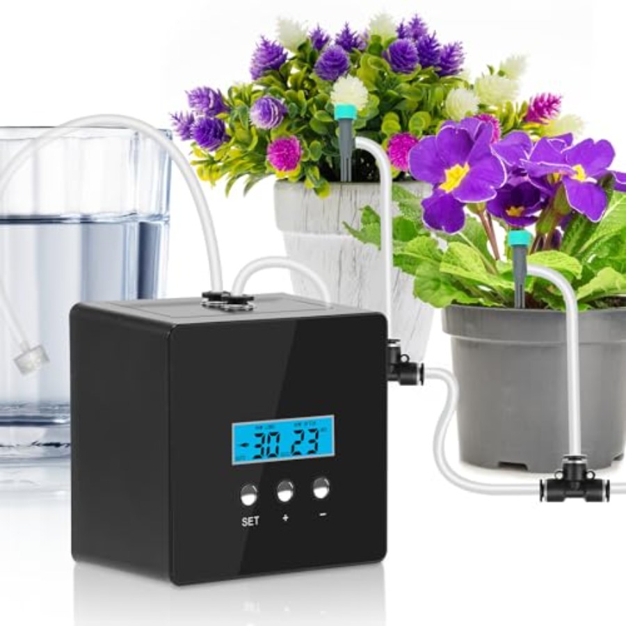 Automatic Watering System for  - مراجعة Automatic Plant Waterer وسعره