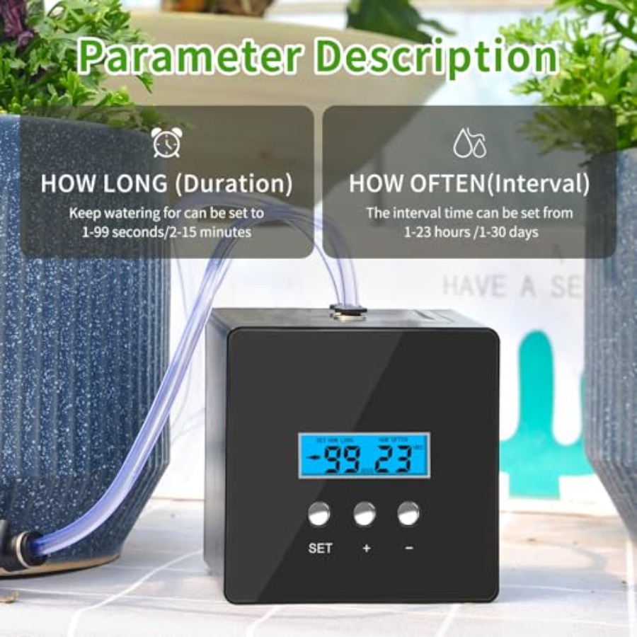 Automatic Watering System for  - مراجعة Automatic Plant Waterer وسعره