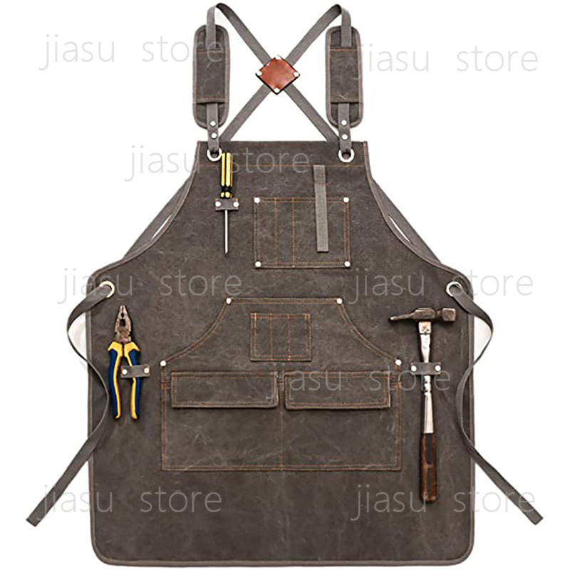 Thick Canvas Tool Apron Custom - مراجعة Gardening Tools Logo وسعره