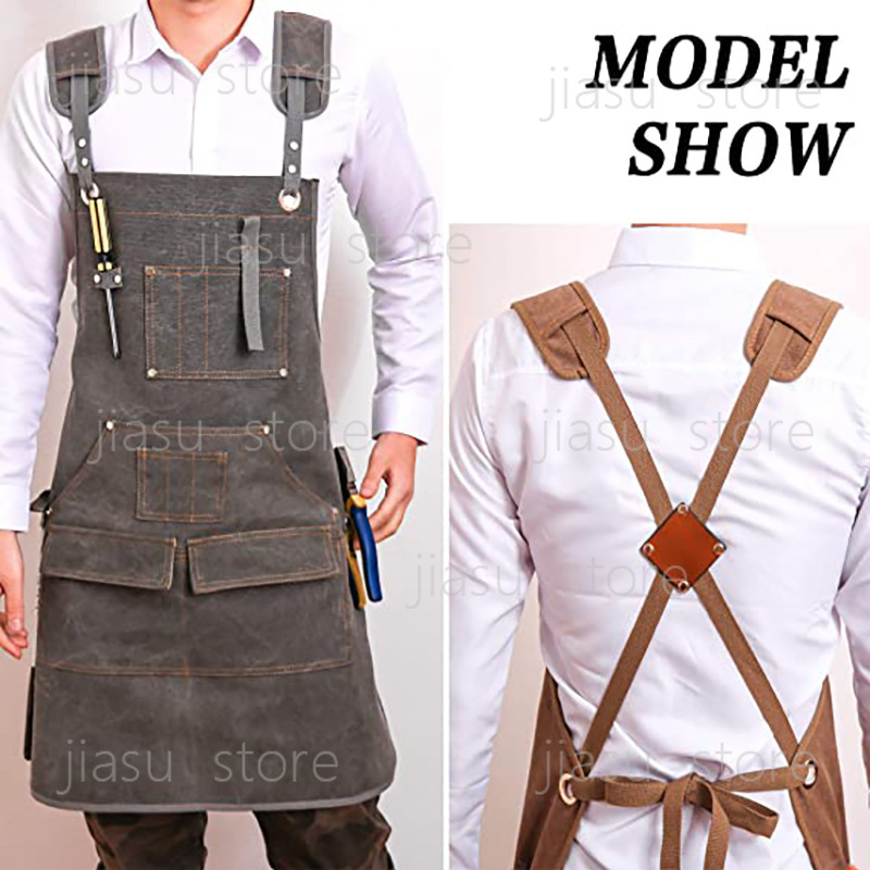 Thick Canvas Tool Apron Custom - مراجعة Gardening Tools Logo وسعره