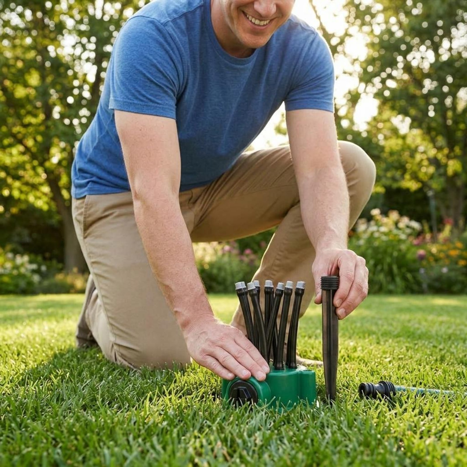 360 Degree Sprinkler Gentle Mi - مراجعة Gardening Yard Tools وسعره