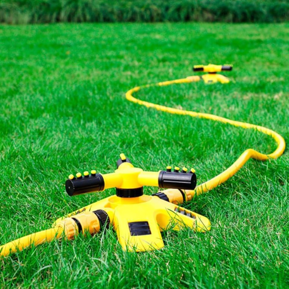 360-Degree Automatic Rotating  - مراجعة Gardening Yard Tools وسعره