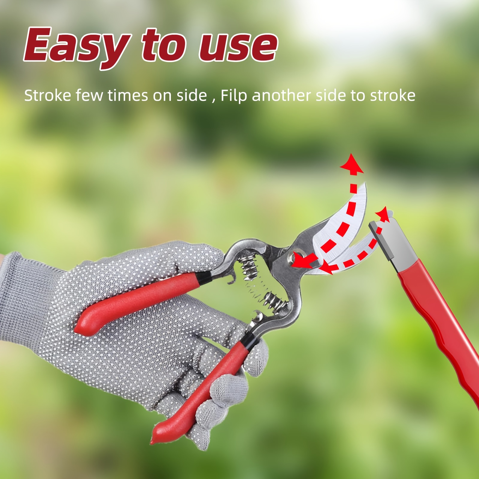 Garden Shears Sharpener, Easil - مراجعة Gardening Tools Must Haves وسعره