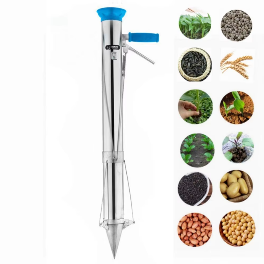 Stainless Steel Manual Seedlin - مراجعة Gardening Tools Long Handle وسعره