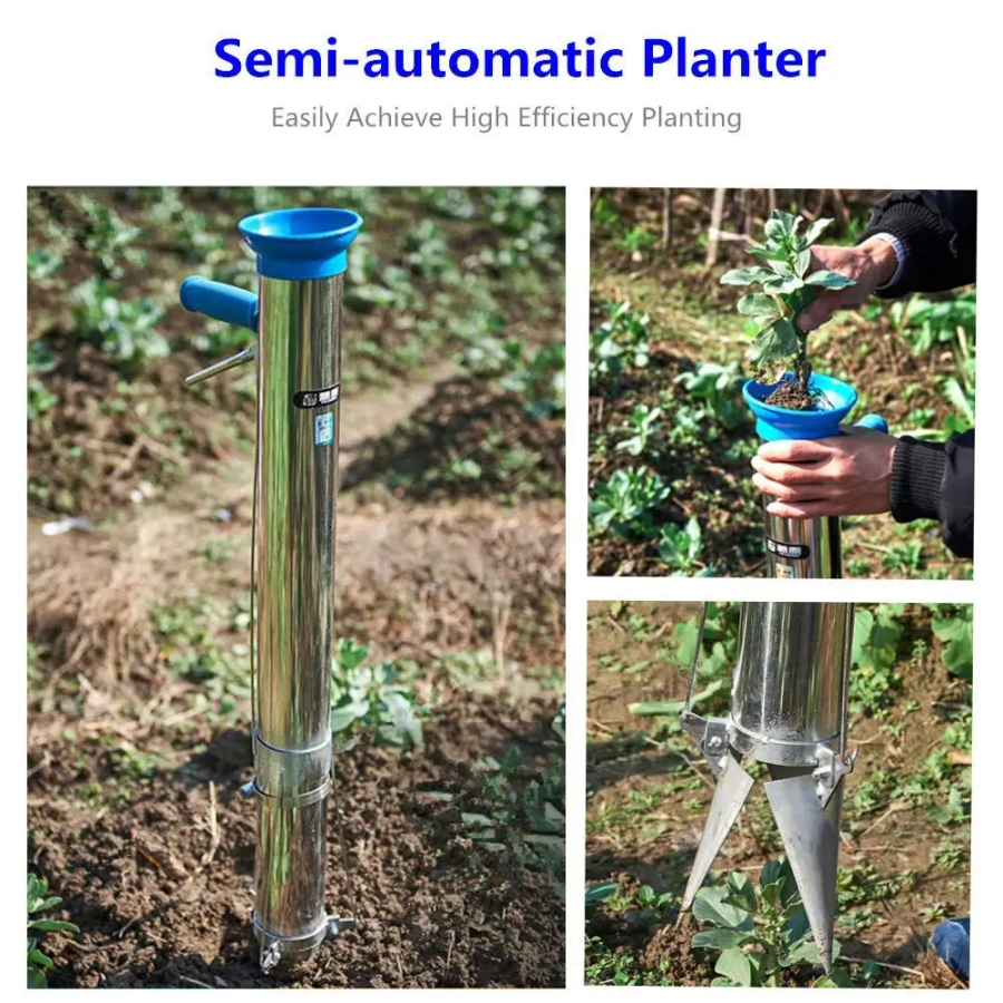 Stainless Steel Manual Seedlin - مراجعة Gardening Tools Long Handle وسعره