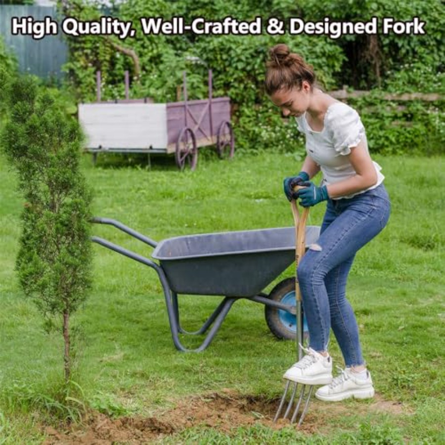 BerryandBird Garden Digging Fo - مراجعة Spade Digging Fork وسعره
