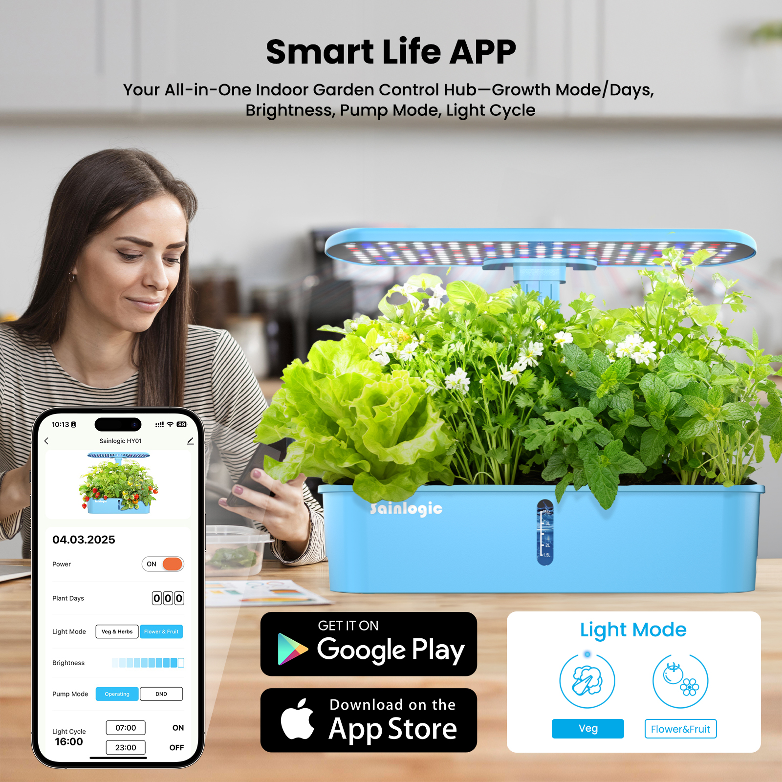 Smart Hydroponics Growing Syst - مراجعة Hydroponic System وسعره
