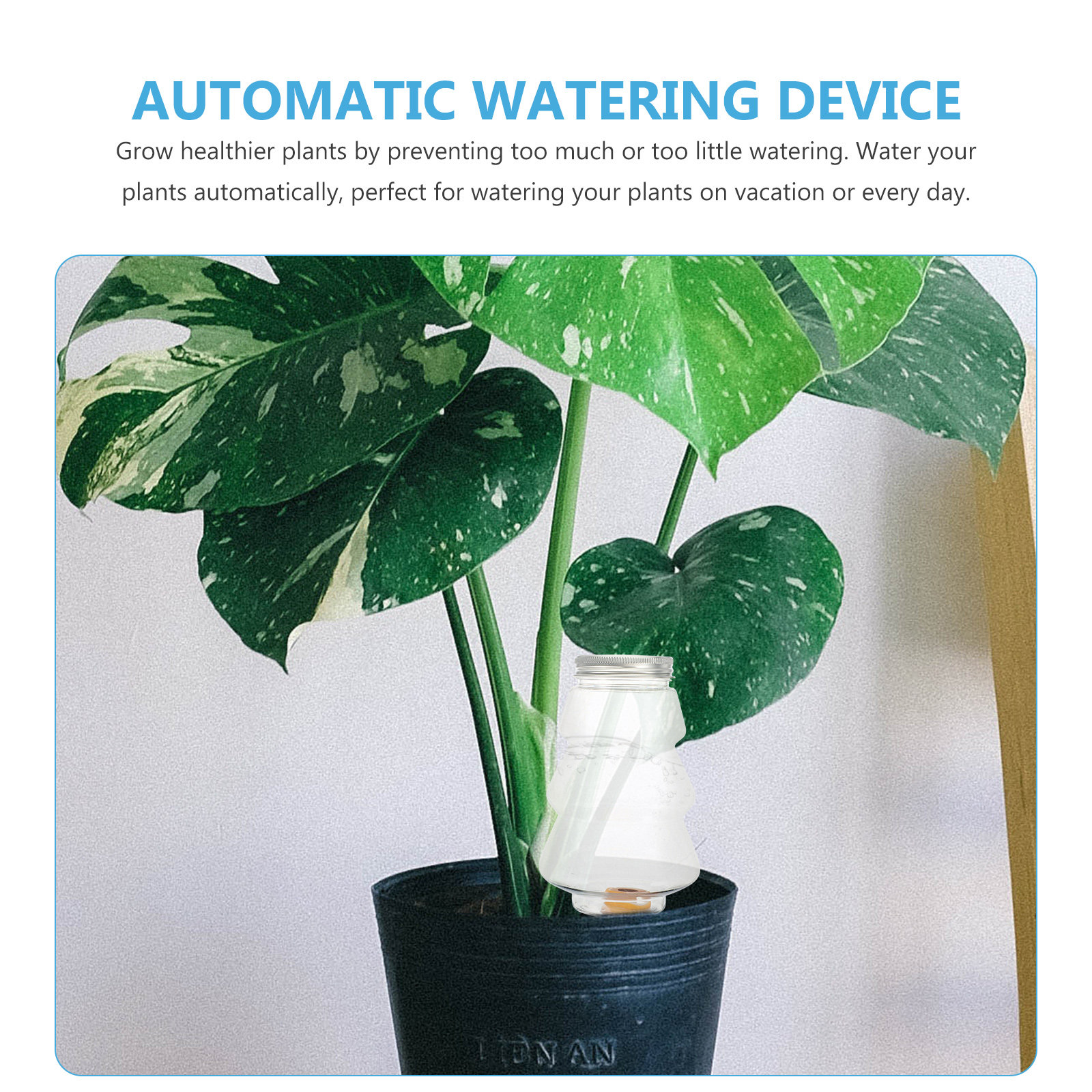 2Pcs Automatic Plant Waterer C - مراجعة Automatic Plant Waterer وسعره
