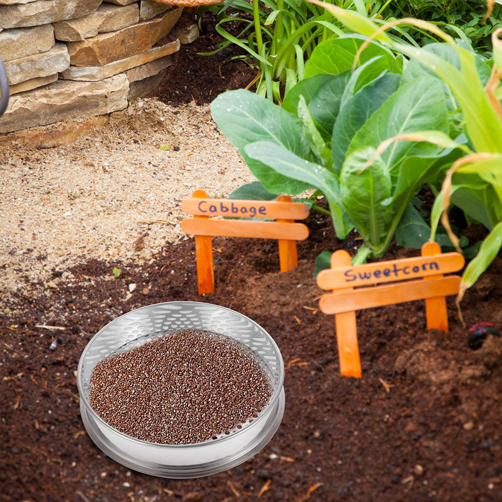 1pcs Stainless Steel Soil Sift - مراجعة Gardening Yard Tools وسعره