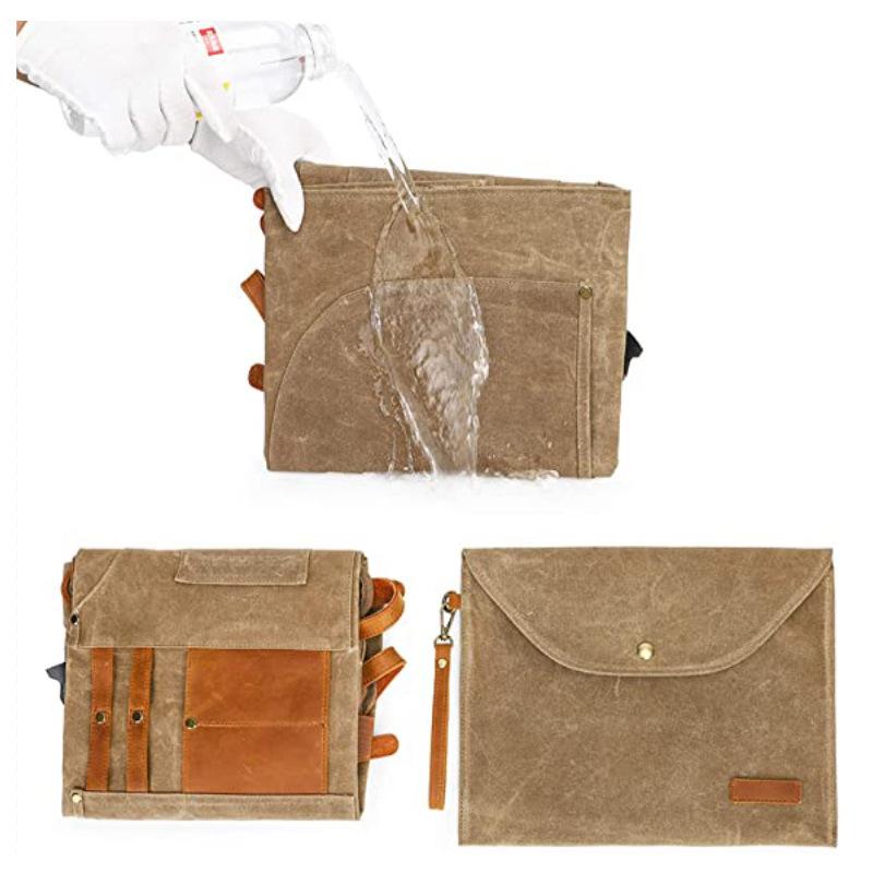 Men Canvas Apron Multifunction - مراجعة Gardening Tools Logo وسعره