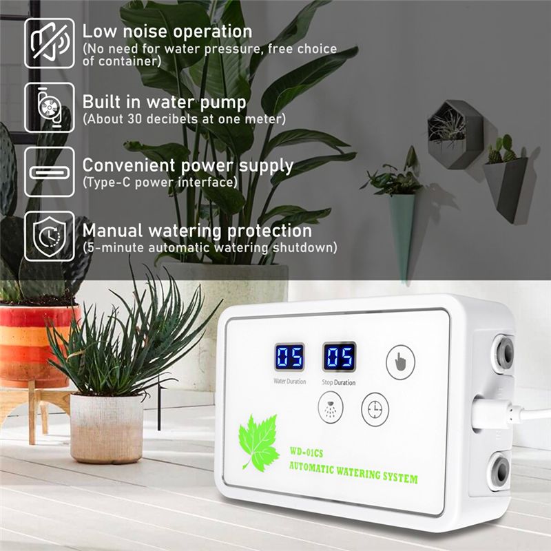 AS94-Timeable Plant Waterer Au - مراجعة Automatic Plant Waterer وسعره
