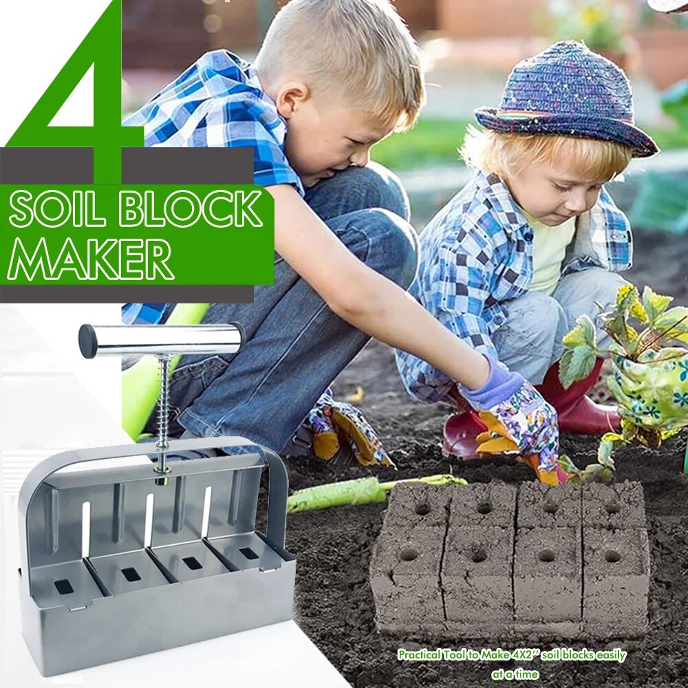 Handheld Seedling Soil Block M - مراجعة Gardening Tools Used وسعره