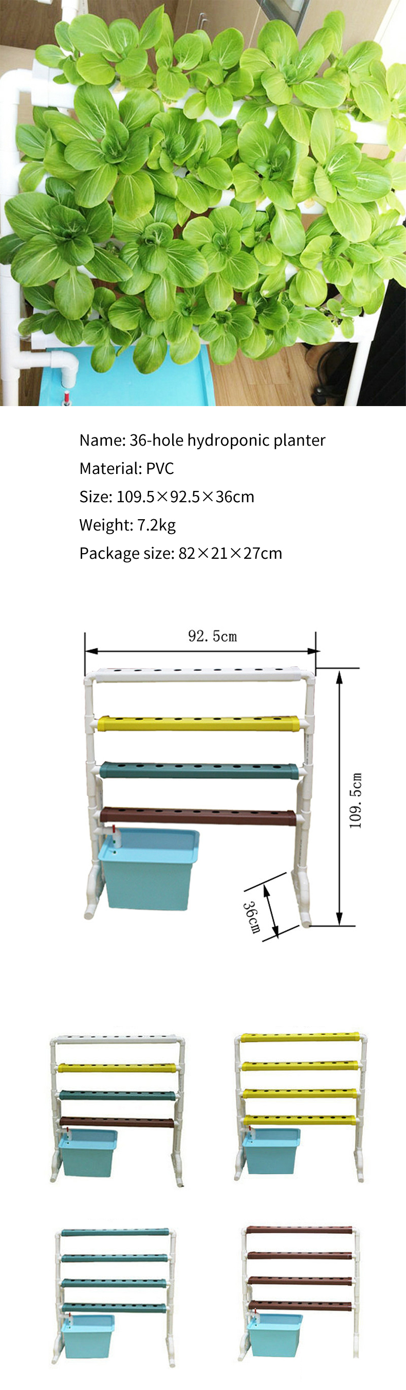 36 Cells Balcony Using Small H - مراجعة Hydroponic System وسعره