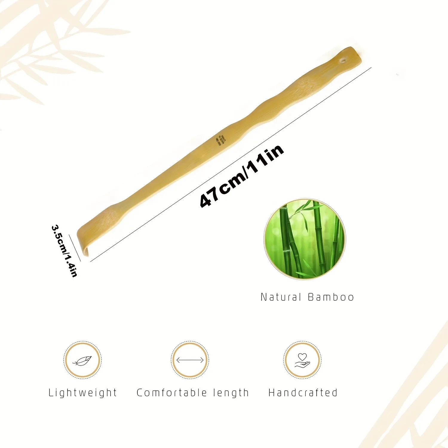 Bamboo Back Scratcher – Natura - مراجعة Gardening Tools Long Handle وسعره