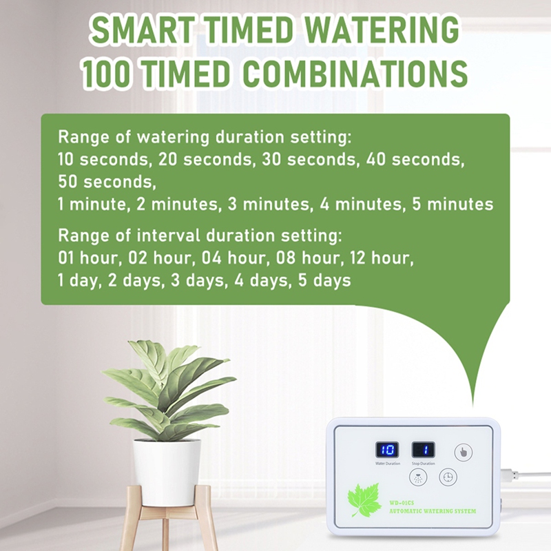 Automatic Watering System Time - مراجعة Automatic Plant Waterer وسعره
