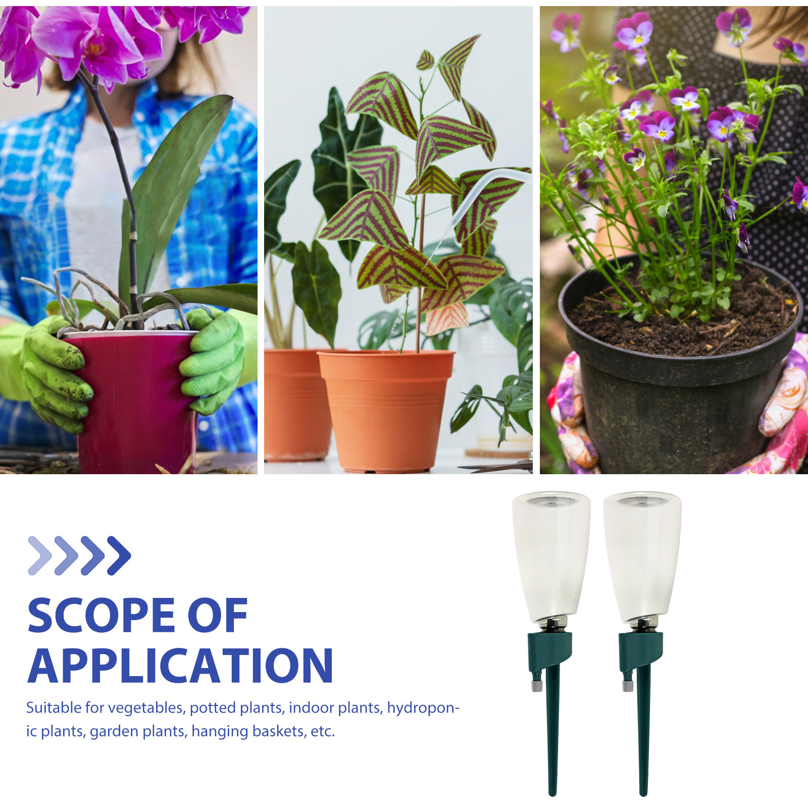 2Sets Self Watering Spikes for - مراجعة Automatic Plant Waterer وسعره
