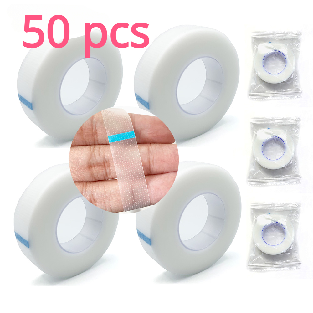 50 Rolls Eyelash Tape PE Eyela - مراجعة Grafting Tape وسعره