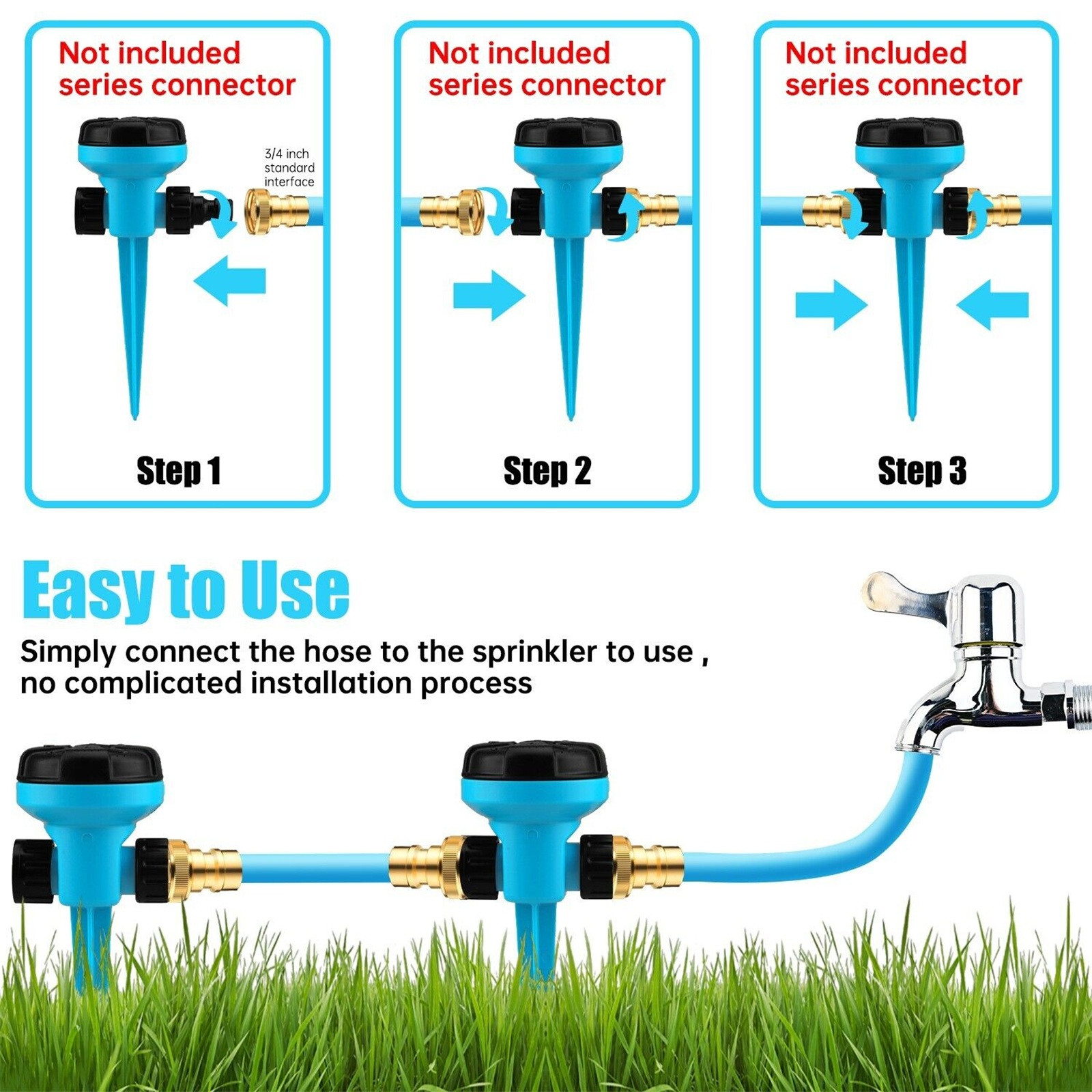 360 Degree Rotating Quick Conn - مراجعة Gardening Yard Tools وسعره