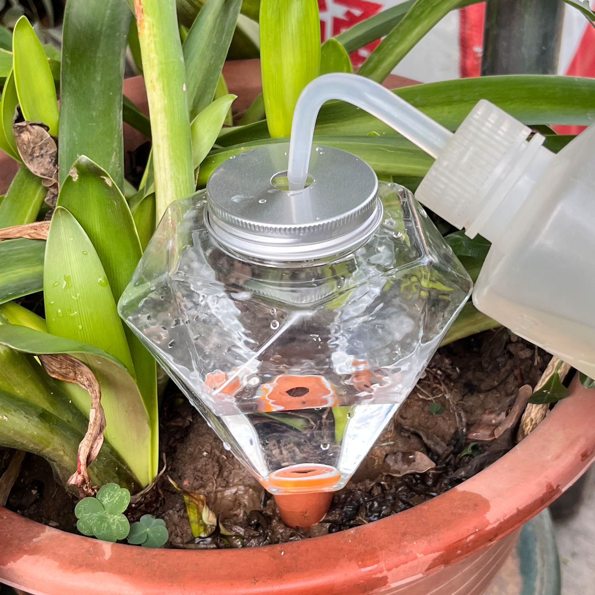 1pcs Cute Plastic Watering Mac - مراجعة Automatic Plant Waterer وسعره