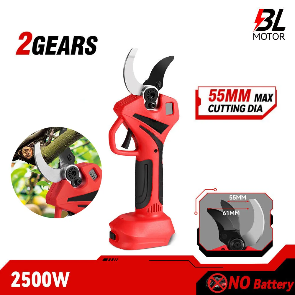 55mm Brushless Electric Scisso - مراجعة Gardening Tools On Sale وسعره