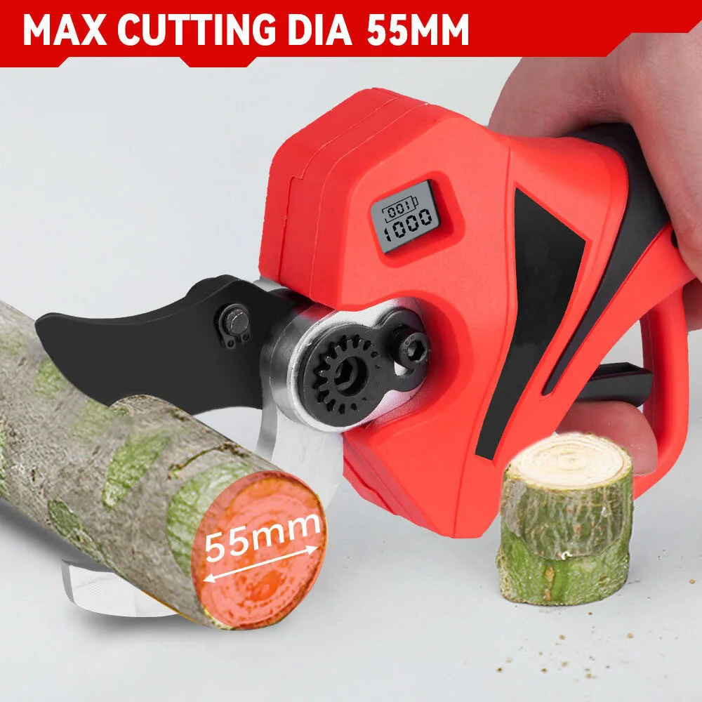 55mm Brushless Electric Scisso - مراجعة Gardening Tools On Sale وسعره
